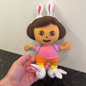 Dora The Explorer Easter Bunny with backpack plush